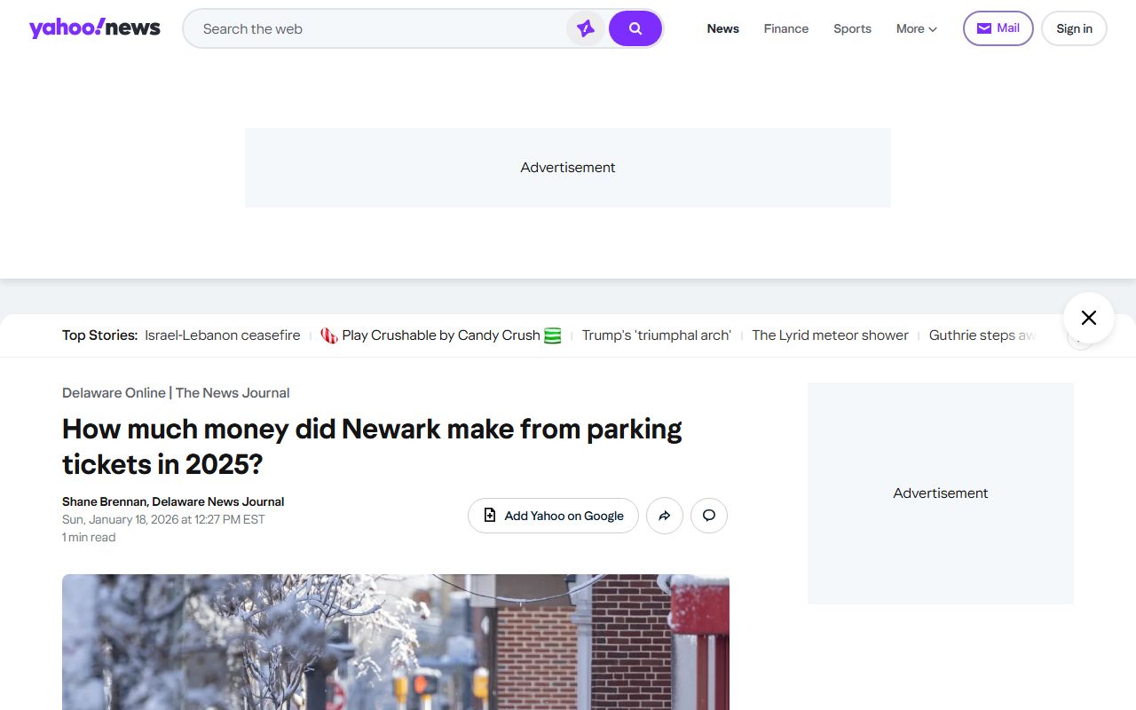 Newark Traffic Ticket Records - Newark Parking Revenue Data
