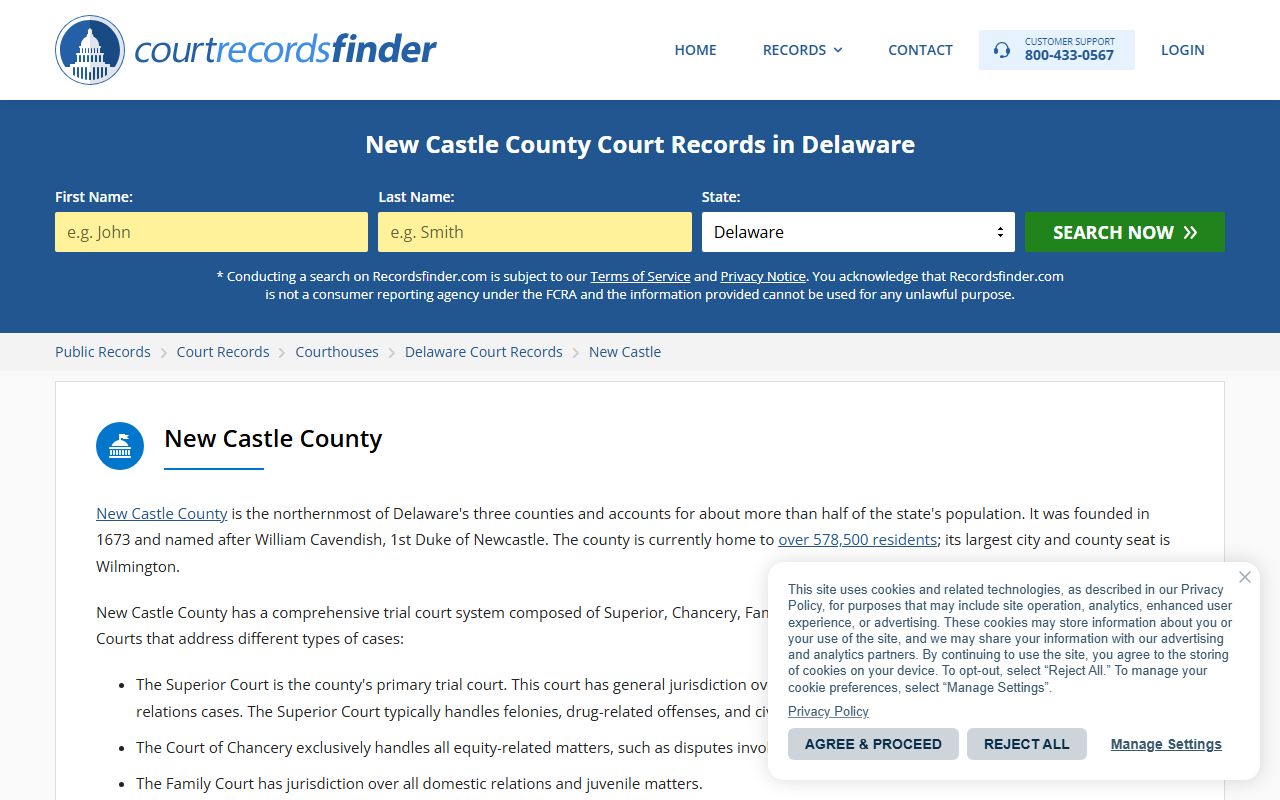 New Castle County Traffic Ticket Records - JP Court 11 Information